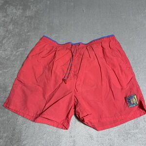 Vintage Weekends Beachwear Lined Swim Trunks Mens XL Nylon Beach Drawstring